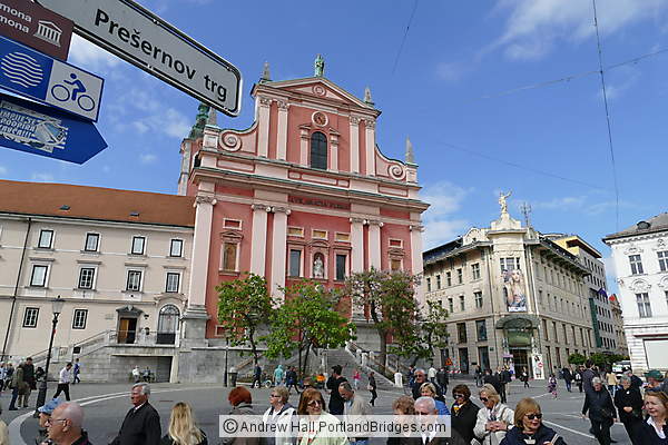 Preseren Square, Ljubljana