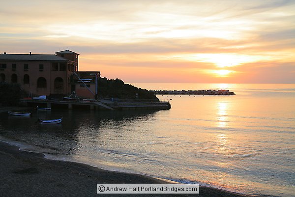 From Levanto at Sunset