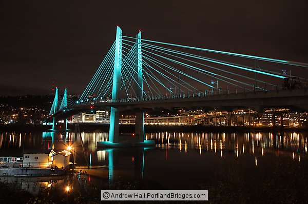 Tilikum Crossing, Lights On (Portland, Oregon)