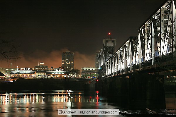Little Rock, Arkansas at night: Junction Bridge