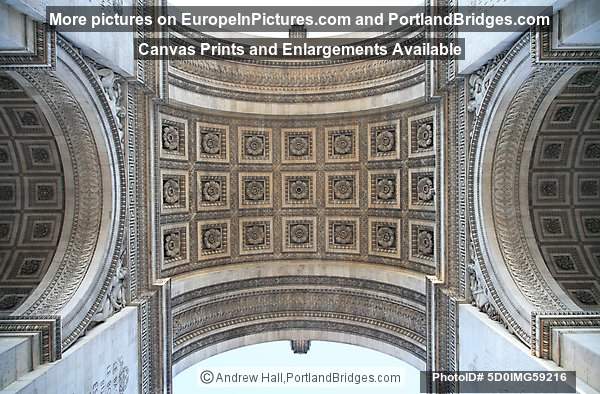 Looking Up, Inside Arc de Triomphe
