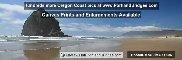 Haystack Rock, Cannon Beach, Panoramic