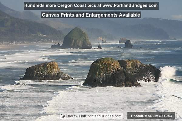 Cannon Beach, from Ecola State Park, Oregon Coast