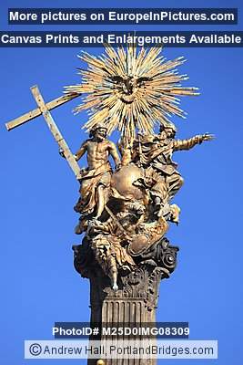 Top of Holy Trinity Column, Olomouc
