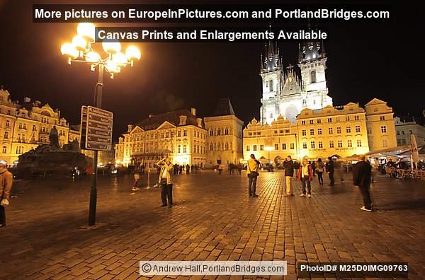 Old Town Square, Night, Prague