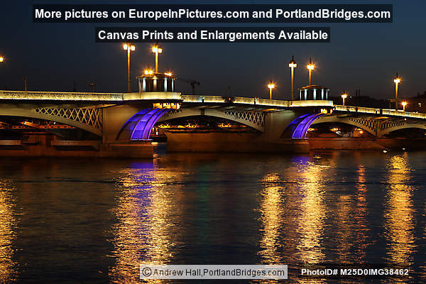 Blagoveshchensky Bridge, Night, St. Petersburg