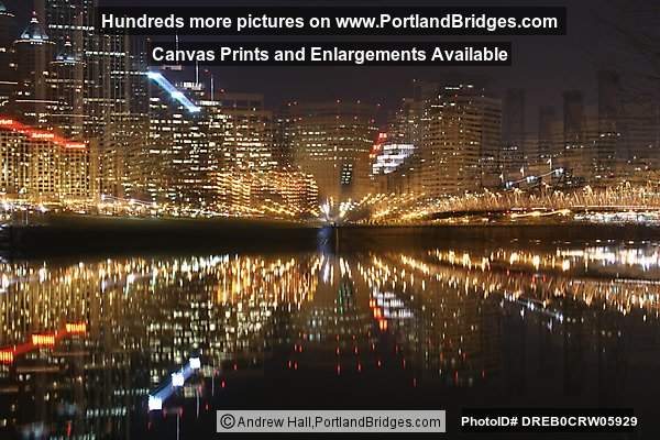 Portland Lights, Experimental (zooming long exposure)