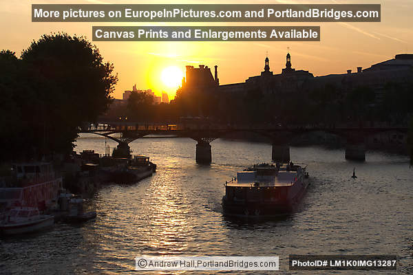 Seine, Paris, Sunset