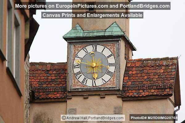 Marcus Tower Clock, Rothenburg ob der Tauber