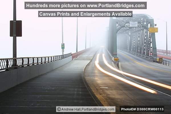 Hawthorne Bridge, Fog, Daybreak (Portland, Oregon)