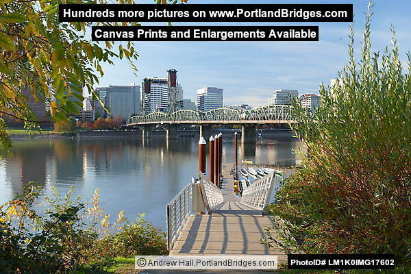 Hawthorne Bridge, Holman Dock, Eastbank Esplanade (Portland, Oregon)