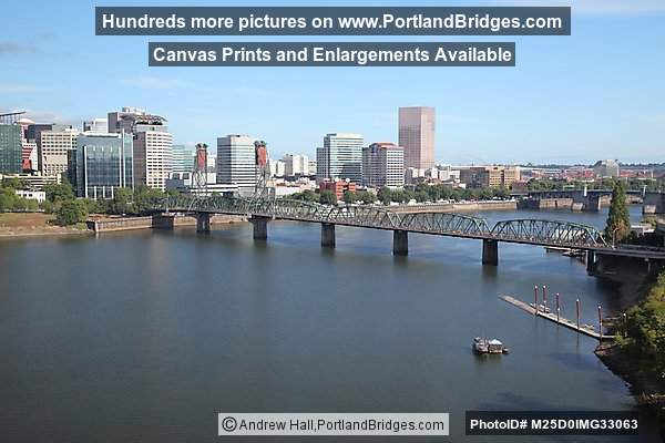 Hawthorne Bridge viewed from Marquam Bridge (Portland, Oregon)
