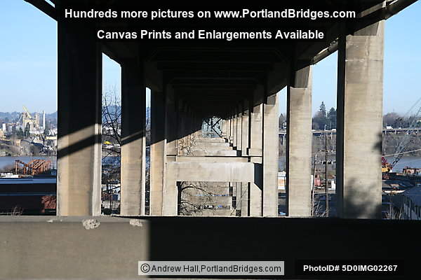 Foundation of Ross Island Bridge (Portland, Oregon)