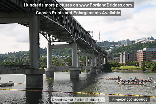 Dragon Boat Races, Portland Rose Festival, Marquam Bridge