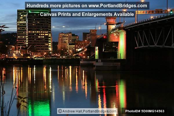 Morrison Bridge, Lights, Portland, Oregon