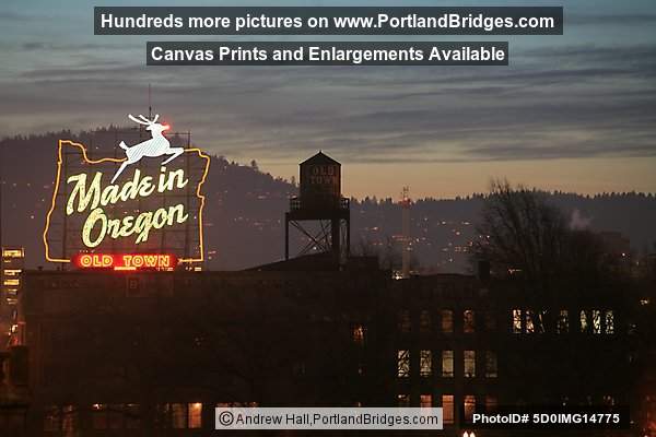 Former Made in Oregon Sign, 2006 (Portland, Oregon)