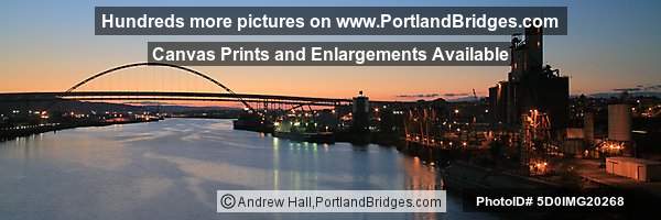 Portland Fremont Bridge Sunset