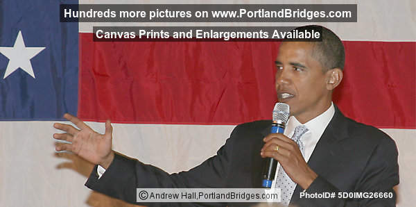 Barack Obama Rally, Portland, Oregon, September 2007, Convention Center