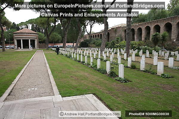 British Military Cemetery, Testaccio Neighborhood, Rome