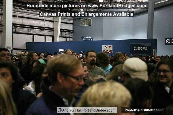 Crowd at Hillary Clinton Rally, Seattle