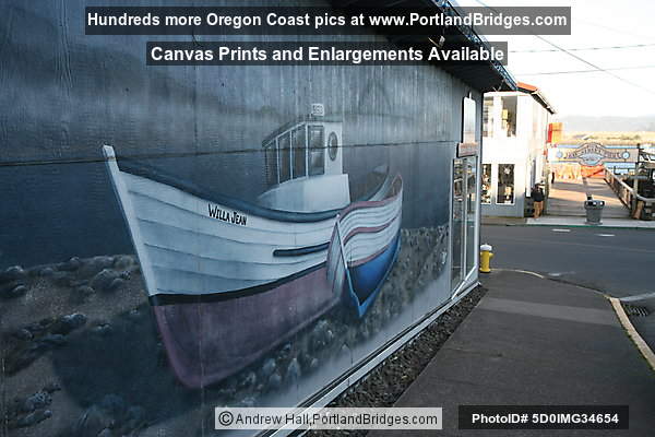 Willa Jean Mural, Bayfront, Newport, Oregon