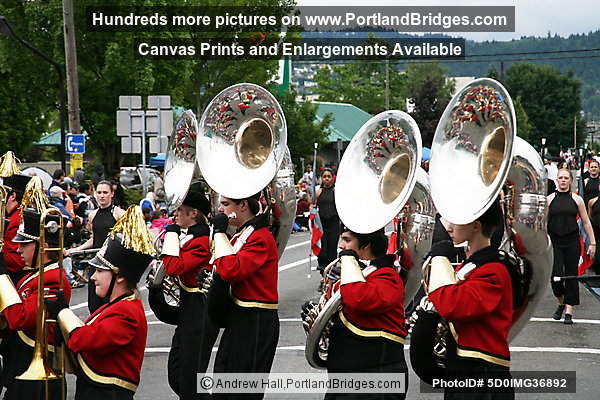 Southridge High School Marching Band, 2008 Grand Floral Parade (Portland, Oregon)