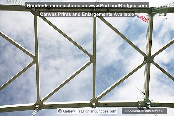 Portland Fremont Bridge Looking Up