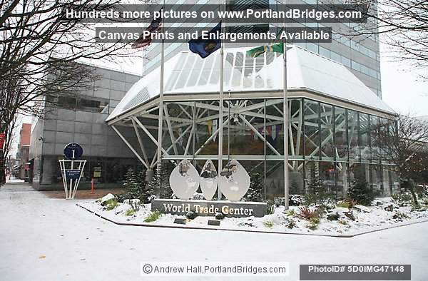 Portland World Trade Center, Snow, 2008