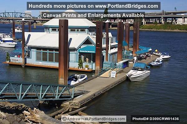 Newport Bay foating restaurant (now Marina Fish House) at Riverplace (Portland, Oregon)