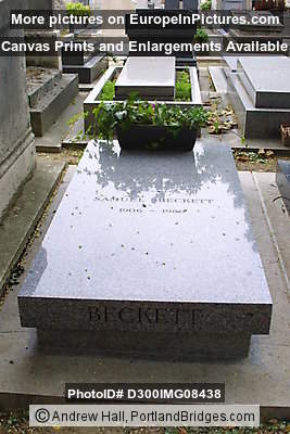 Samuel Beckett Grave, Cimetire du Montparnasse, Paris