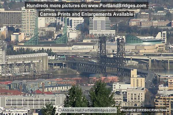 Steel Bridge, Oregon Convention Center, NE Portland
