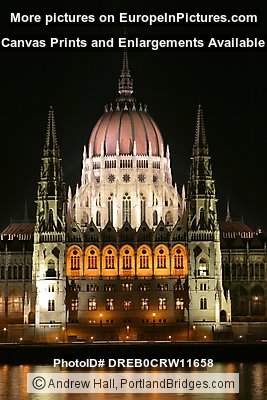 Budapest Parliament at Night