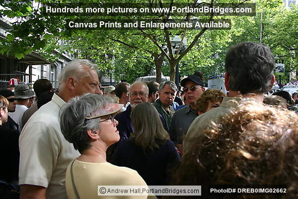 John Kerry Rally, Portland, Pioneer Courthouse Square, 2004