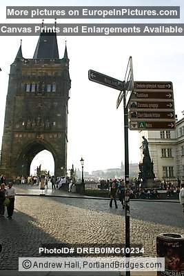 Prague Charles Bridge, Signpost