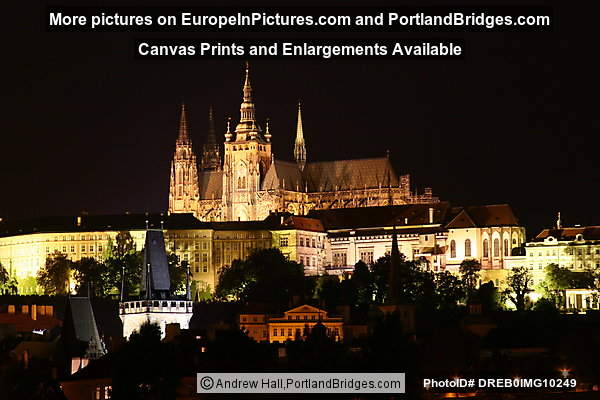 Prague Castle, Night