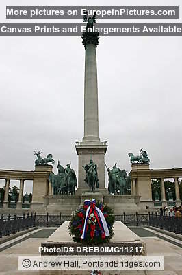 Monument at Heros Square, Budapest