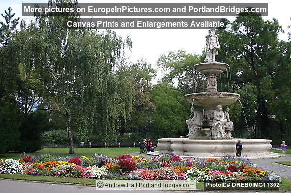 Erzsbet Park, Fountain, Budapest
