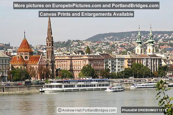 Budapest River View of Buda