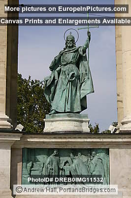 Budapest Hero's Square Statue