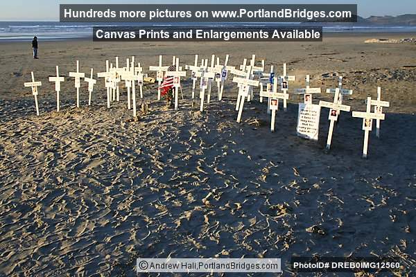 Memorial to Iraq War Dead, Newport, Oregon, Nye Beach (Portland, Oregon)