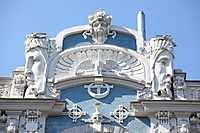 Art Nouveau Buildings, Riga, Latvia 