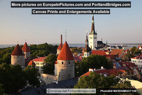 Patkuli Viewpoint, Toompea Hill, Tallinn, Estonia