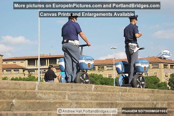 Police on Segways in Florence
