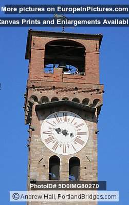 Torre delle Ore (Medieval Clock tower), Lucca, Italy