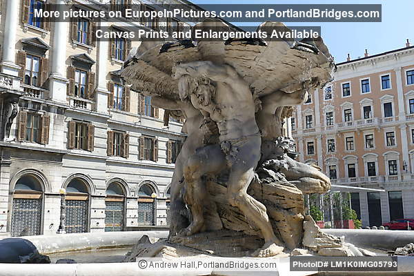 Fountain of the Tritons, Piazza Vittorio Veneto, Trieste
