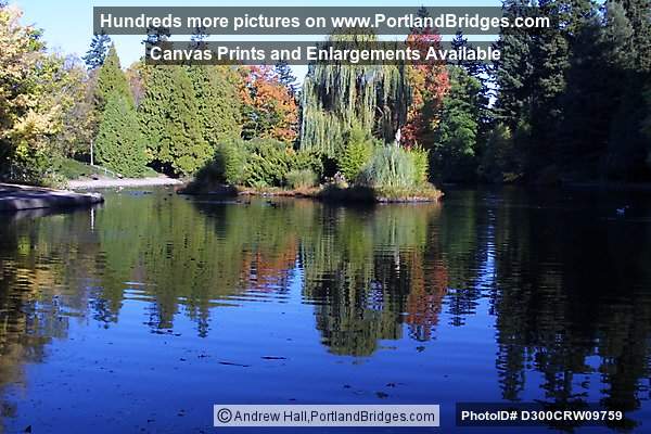 Laurelhurst Park, Fall Leaves, Lake Reflections (Portland, Oregon)