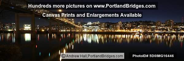 Marquam Bridge, Panoramic Pictures, Riverplace (Portland, Oregon)