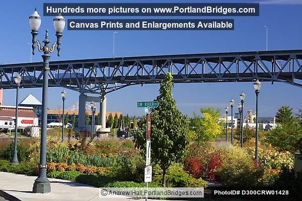 Marquam Bridge from Riverplace, 2003 (Portland, Oregon)