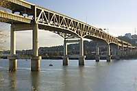 Portland Bridges FacingNE Dusk 