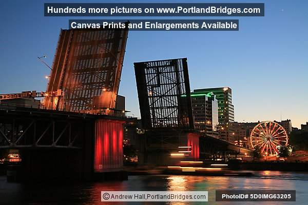 Morrison Bridge, Open, Rose Festival Ferris Wheel (Portland, OR)